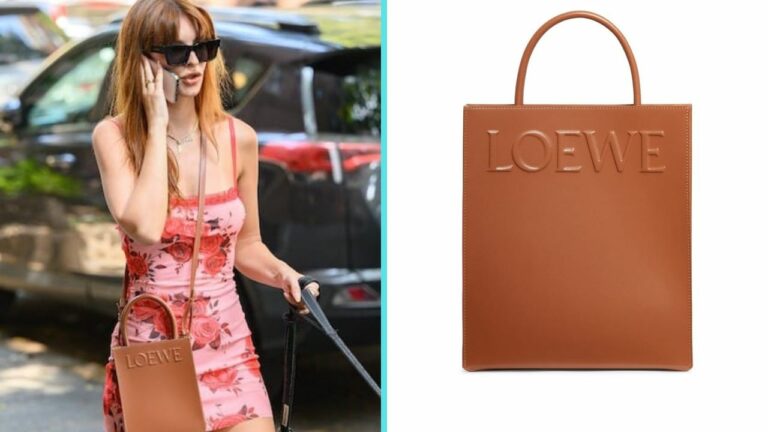 Borsa formato A4 per Emily Ratajkowski: è in pelle e costa 1800 euro