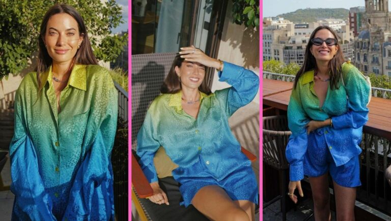 Giulia Valentina rilancia la moda del Pigiama Dress e sta d’incanto