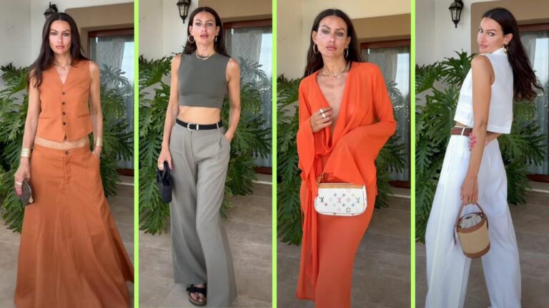 Look monocromatico: fatti ispirare dagli outfit estivi di Paola Turani