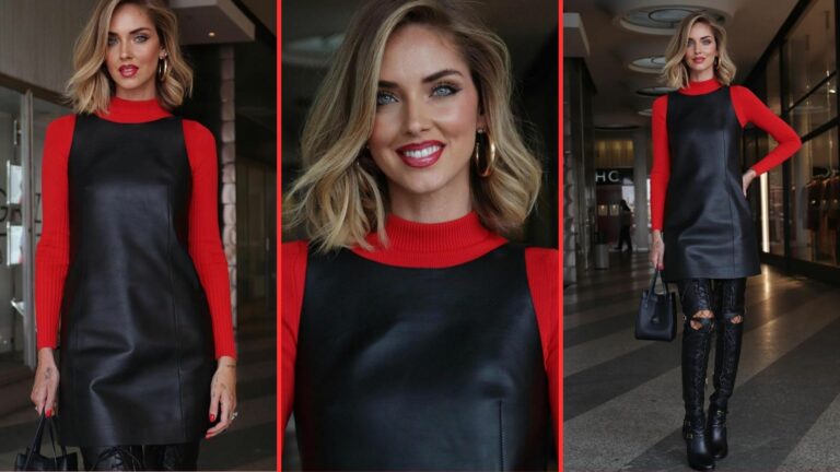 Chiara Ferragni si trasforma in una collegiale ribelle per Fendi