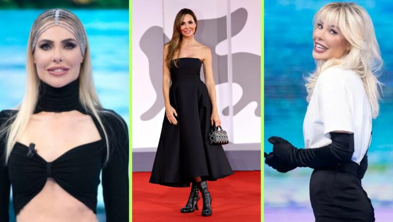 Il ritorno di un’icona: Ilary Blasi spunta a Venezia80 con un look diverso