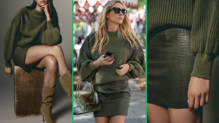 Il maglione perlato di Alice Campello è perfetto per l’autunno