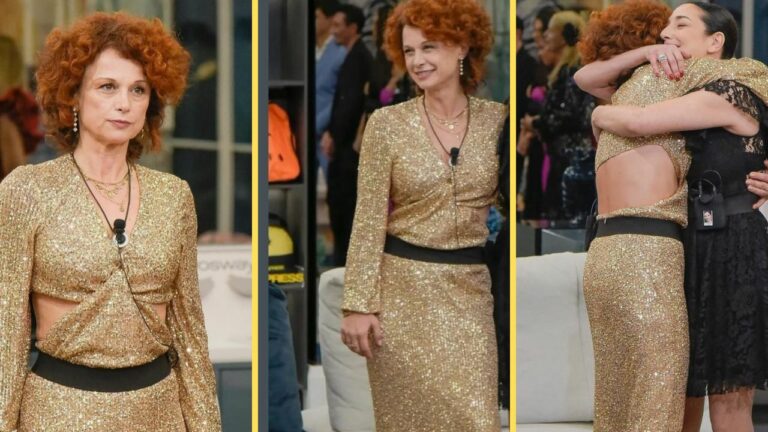 Beatrice Luzzi ha un abito brillante ma minaccia di lasciare il GF