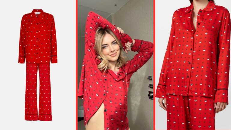 Domenica pigra per Chiara Ferragni: il suo pigiama ha stile da vendere