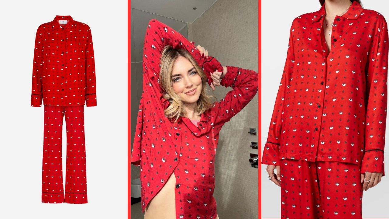 Chiara Ferragni e pigiama ChiaraFerragniBrand