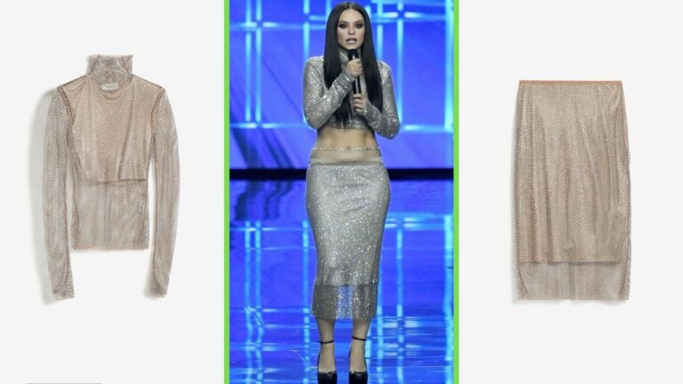 Francesca Michielin viene da un’altra galassia con l’abito glitterato