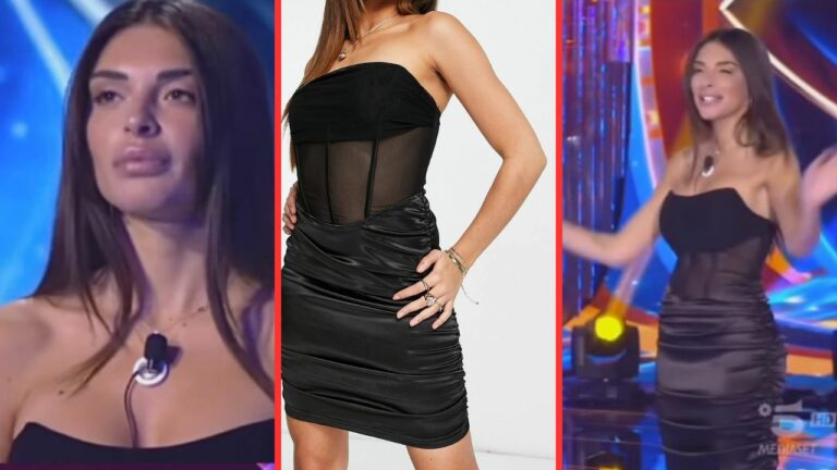 Greta entra al GF con l’abito sexy e provocante e manda in confusione Mirko