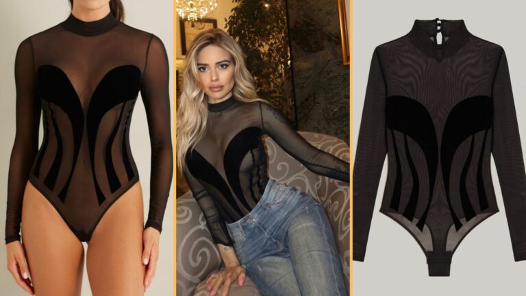 Ginevra Lambruschi super sexy col body trasparente di Yamamay