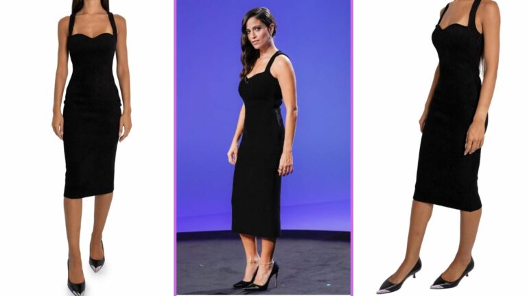 Con l’abito con scollo a cuore Veronica Gentili è una vera Iena