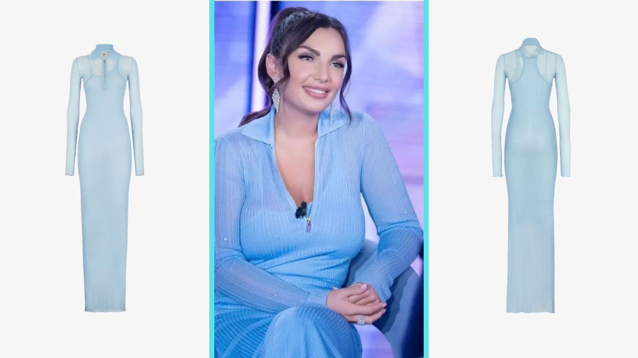 Elettra Lamborghini vestito Fendi
