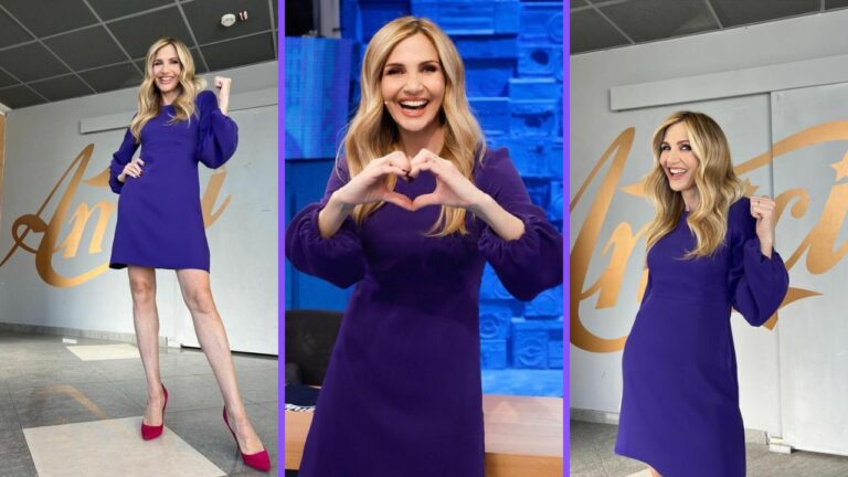 Ecco perché l’abito di Lorella Cuccarini è il più giusto dell’inverno