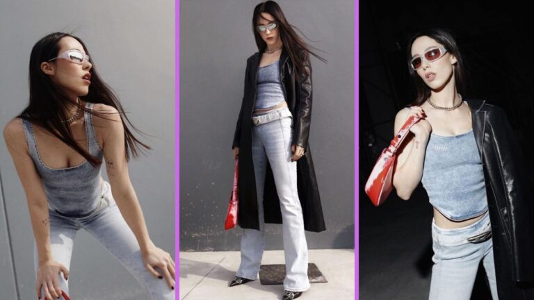 Vibes anni 2000 per Aurora Ramazzotti alla sfilata Diesel