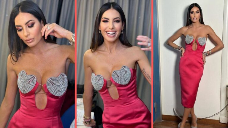Elisabetta Gregoraci col vestito da sirena: tutti gli occhi sono per lei