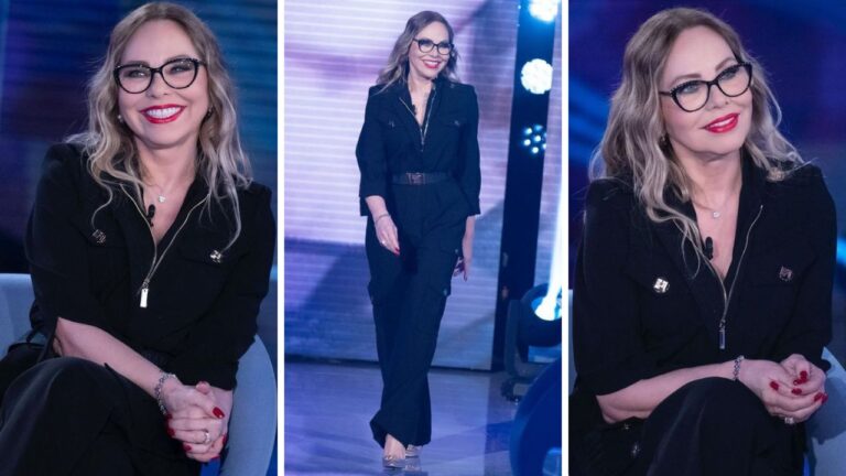 Ornella Muti a 68 anni è pazzesca con la tuta cargo total black