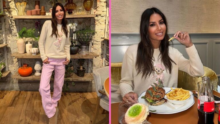 Elisabetta Gregoraci torna bambina col maglione con l’orsetto